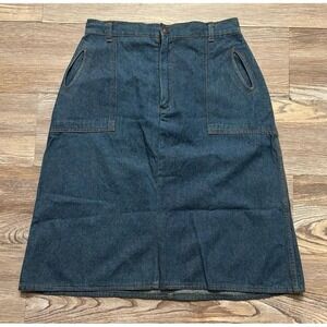 Vintage Denim midi Kmart skirt size‎ 16